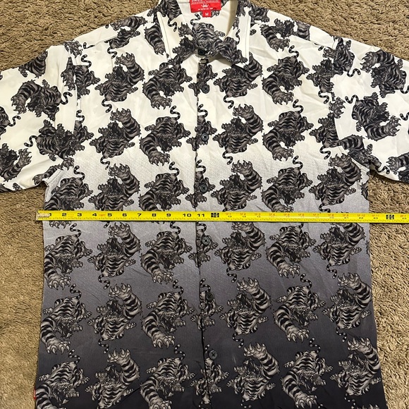 Vintage Jnco Jeans “white/black Tiger” shirt 90s Size Medium - Picture 5 of 9
